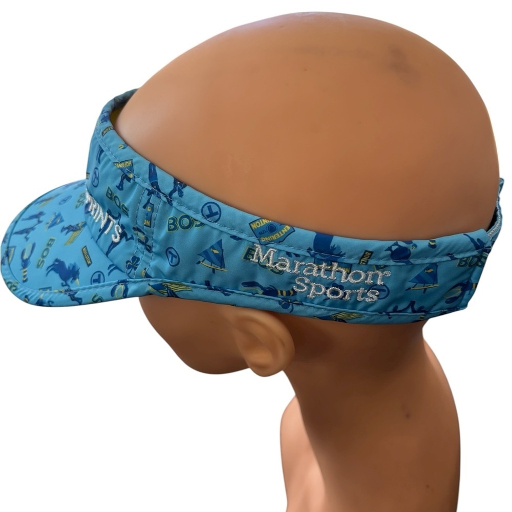 Sprints Unisex Boston 2.0 Limited Edition Visor Marathon Sports One Size Blue